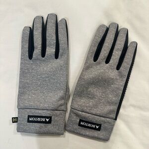 Burton Two-Tone Gray and Black Tech Gloves